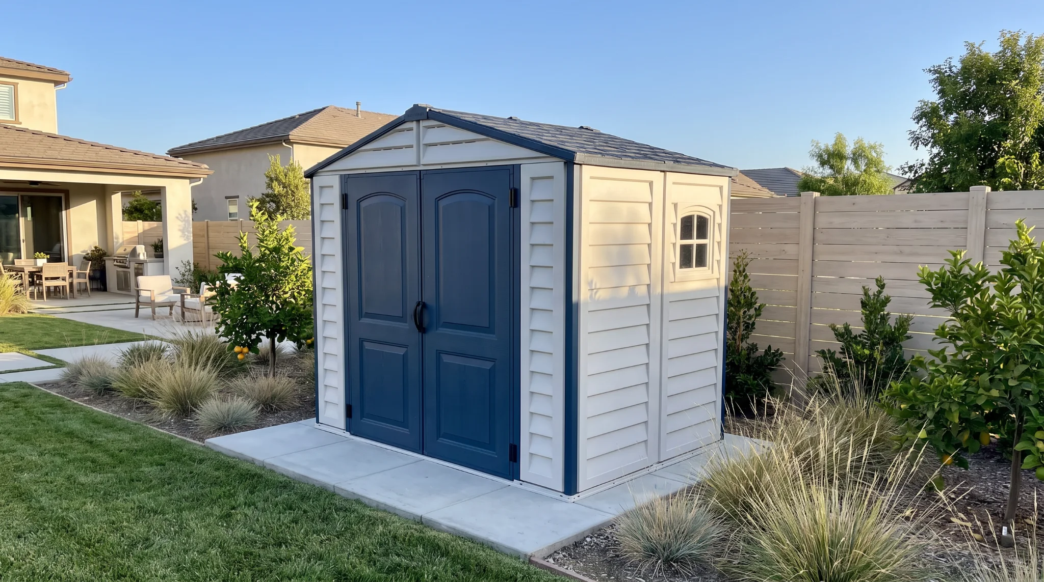 Ridgeline 8'x6' Vinyl Storage Shed