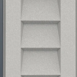 Duramax Ridgeline 8x6 Adobe vinyl wall panel profile detail