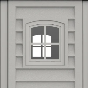 Duramax Ridgeline 8x8 storage shed fixed window detail