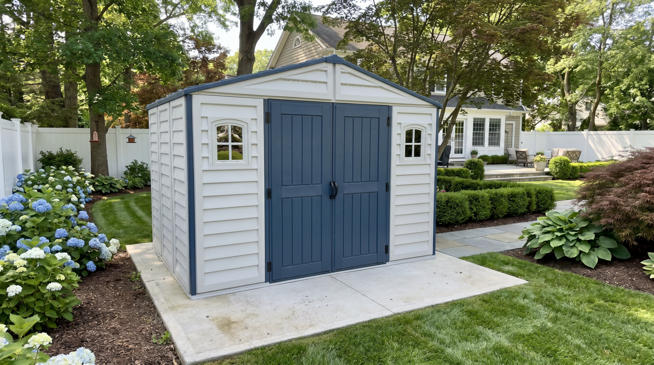 RidgeLine 10×8 Vinyl Storage Shed product image