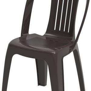 Duramax Contessa Armless Chair in Dark Brown