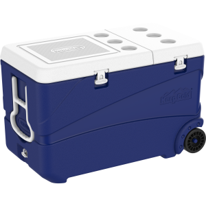 Deluxe Icebox 102.2L with Wheels Blue