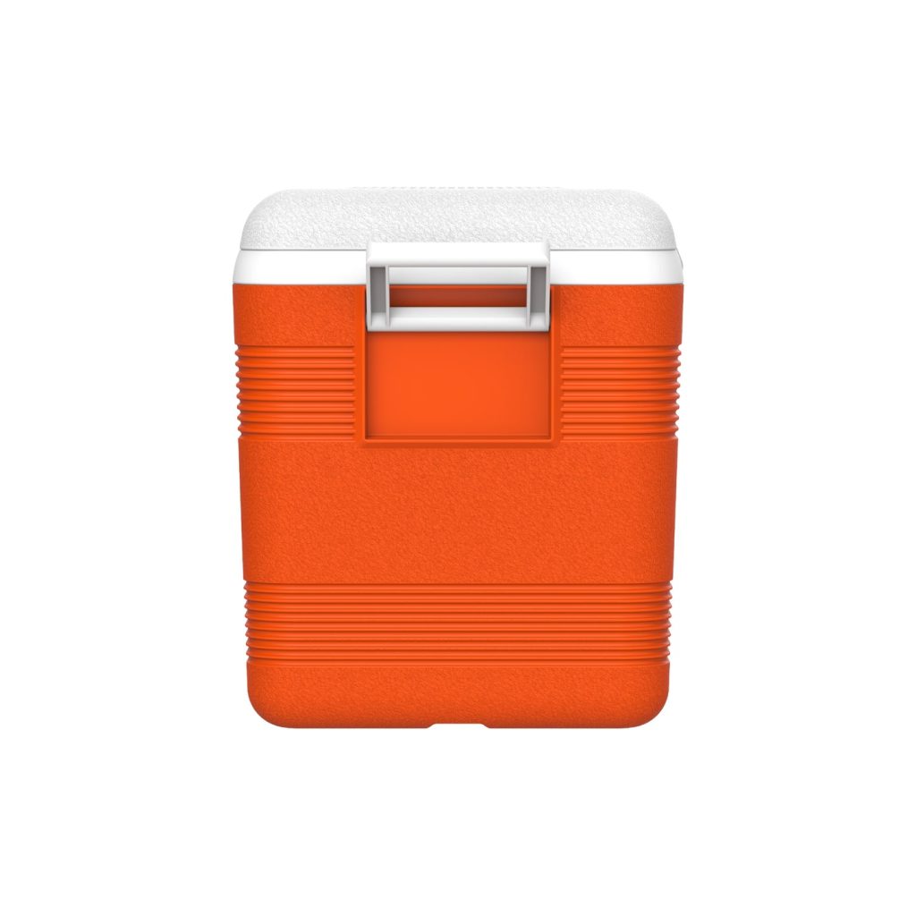 Deluxe Icebox 40L Orange Side View