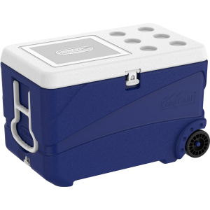 Deluxe Icebox 84L with Wheels Blue