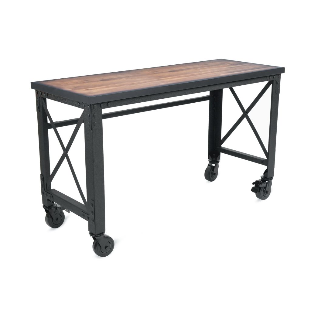 Duramax garage furniture set with rolling worktable and storage cabinets
