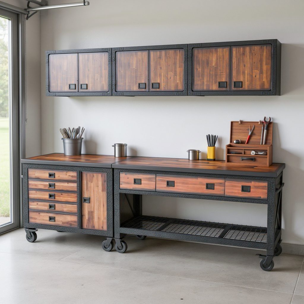 Duramax 68204 coordinated five-piece garage furniture system alternate view