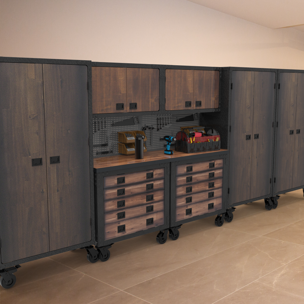 Duramax 68208 coordinated garage storage system alternate view