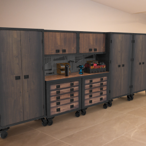 Duramax 68208 coordinated garage storage system alternate view