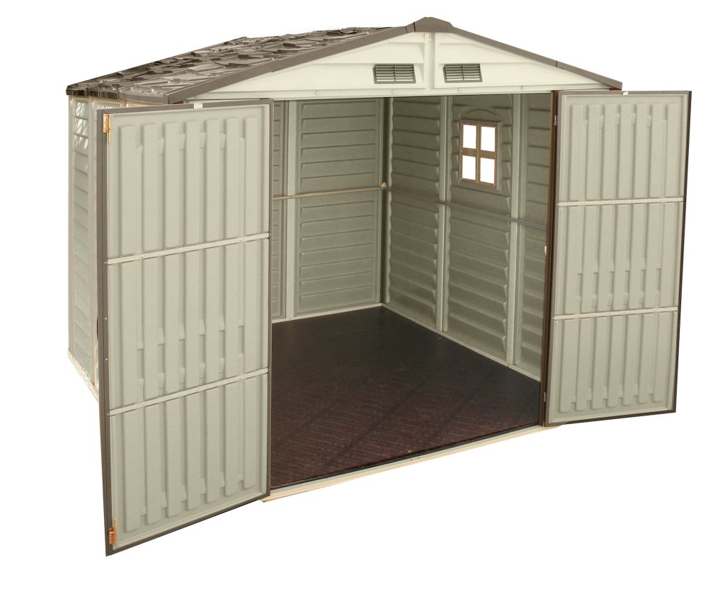 WoodSide 10.5x8 Vinyl Storage Shed | DuraMax