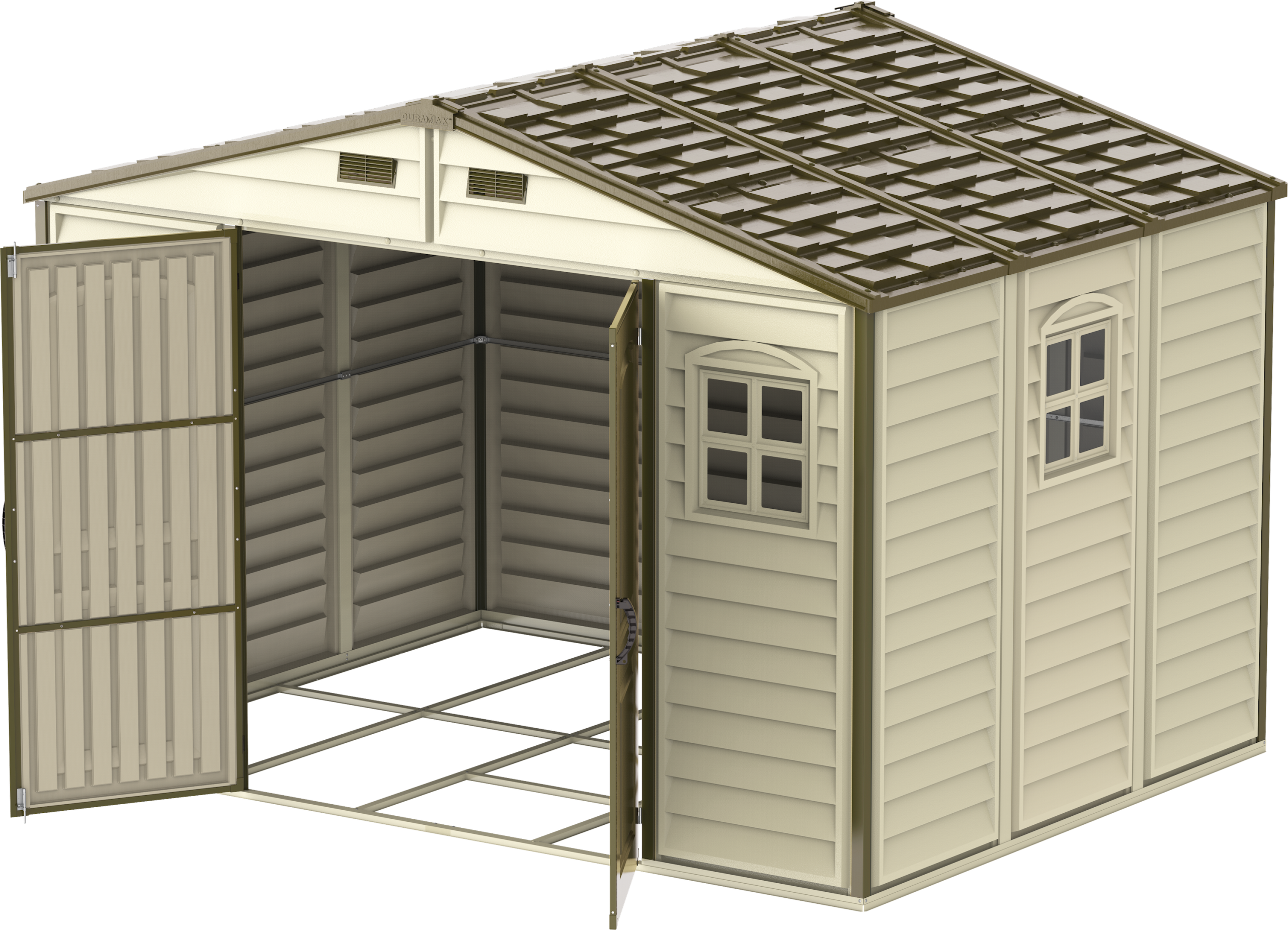 WoodSide 10.5x8 Vinyl Storage Shed