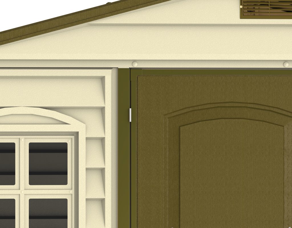WoodSide 10.5x8 Vinyl Storage Shed | DuraMax
