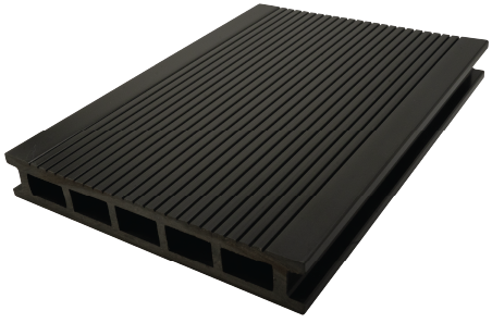 Glossy WPC Panel Dark Grey