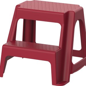 Ladder Stool Dark Red
