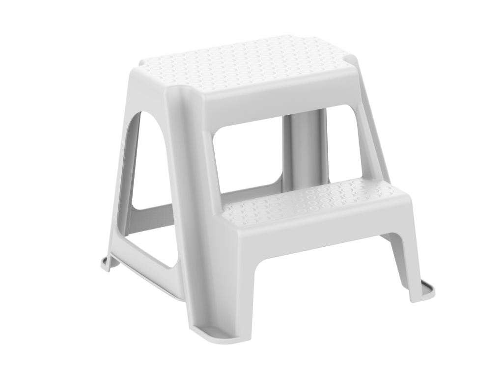 Ladder Stool White