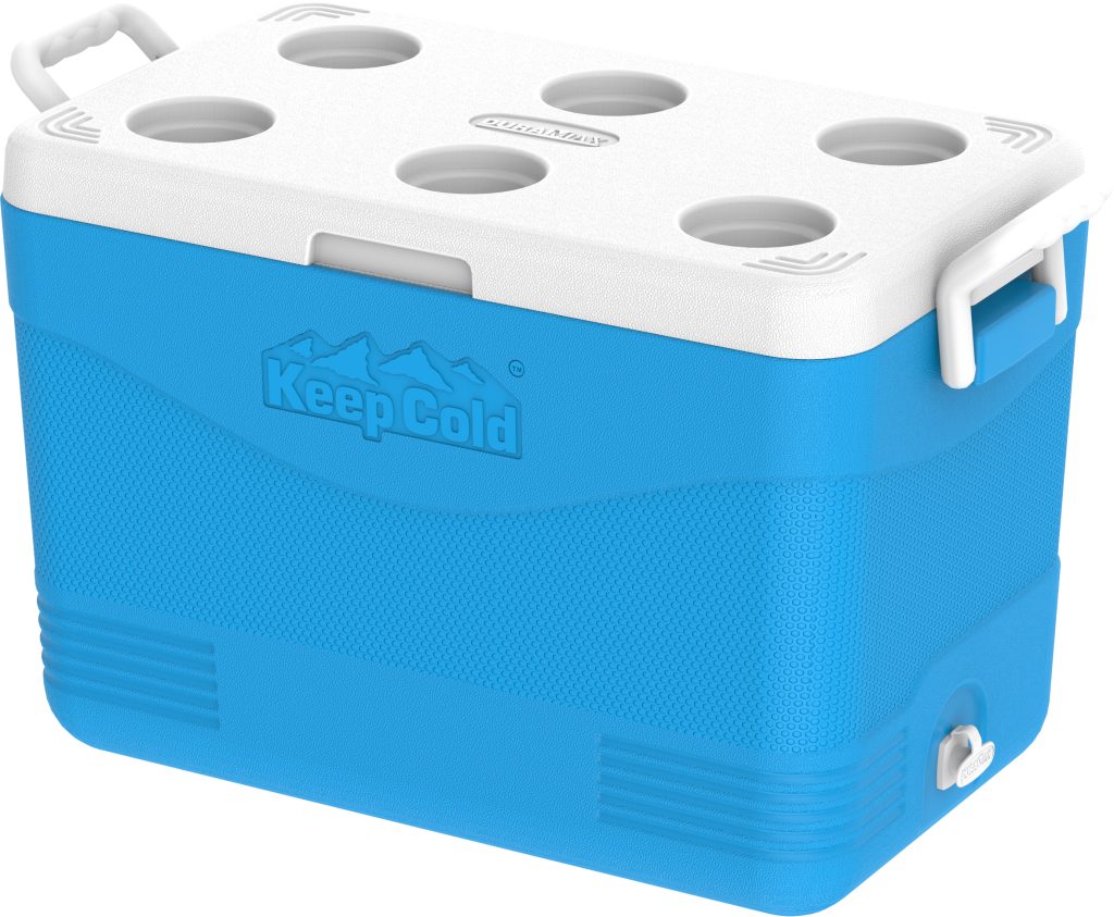 DuraMax Picnic Icebox 46L in blue