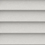 Close-up of the RidgeLine Adobe vinyl wall panels with horizontal molded siding detail