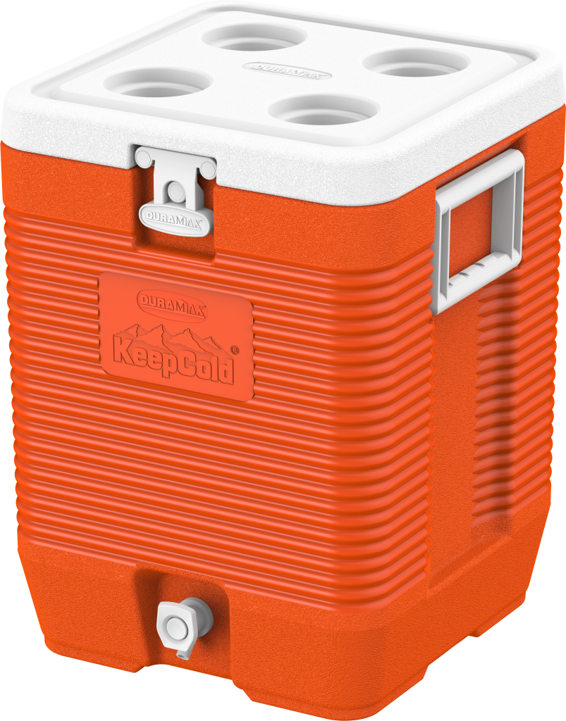 Duramax Square Cooler 25L in Orange