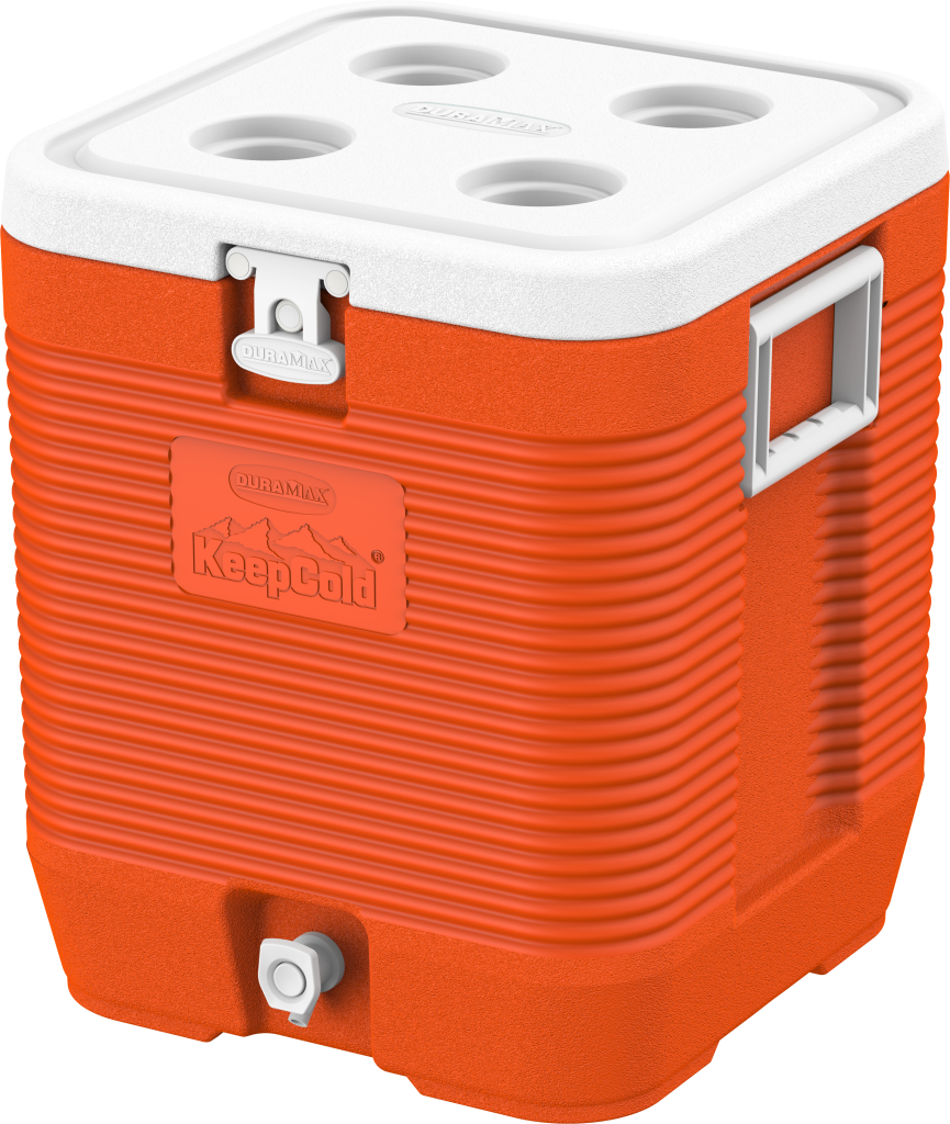 Duramax Square Cooler 35L in Orange