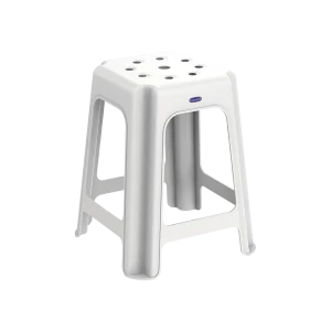 Square Stool White