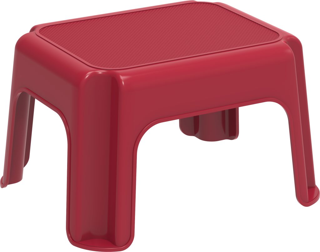 Step Stool Dark Red