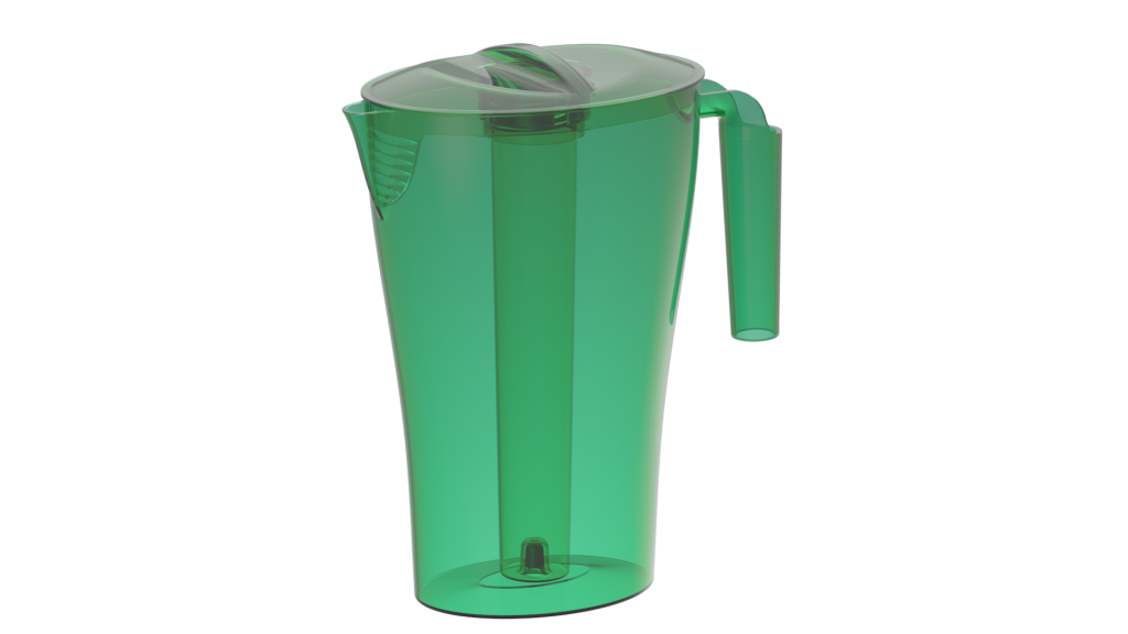 Duramax Water Jug 2.5L with Ice Holder in Green