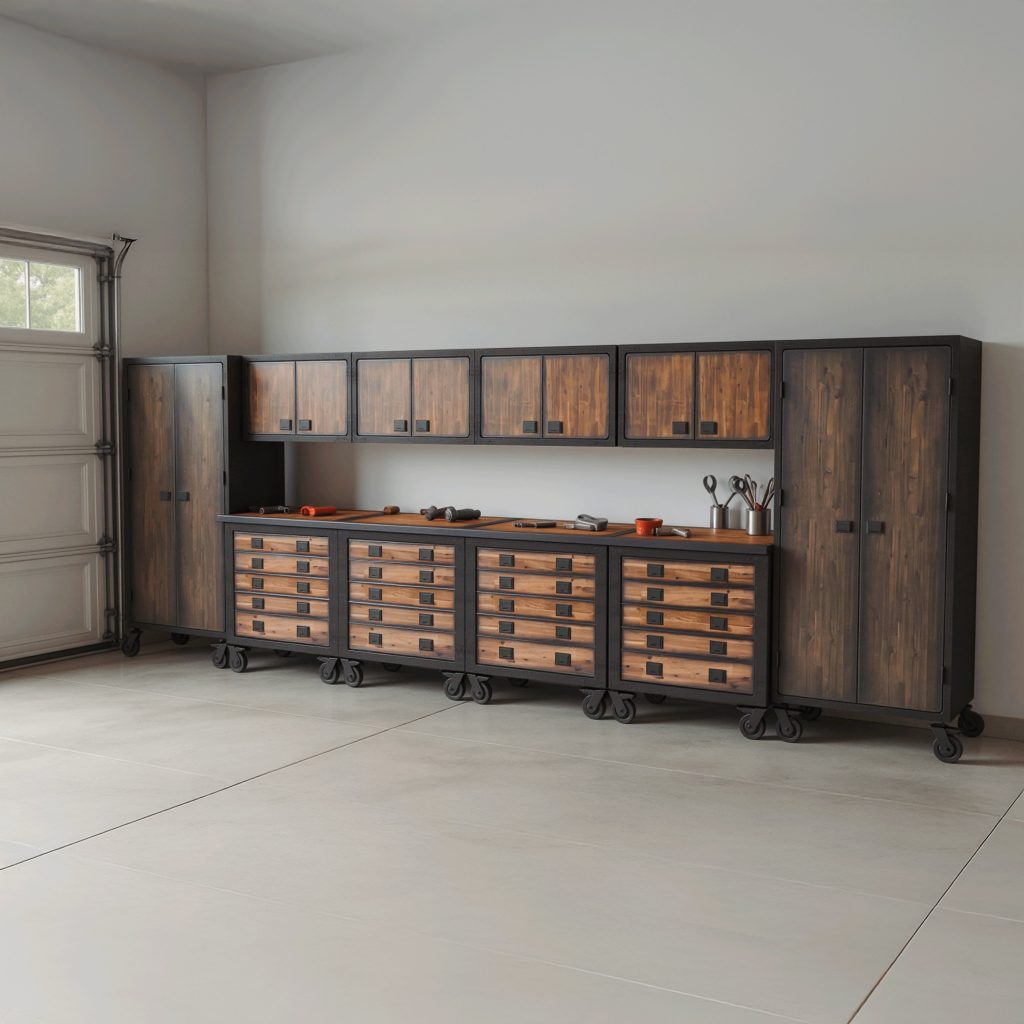 10-Piece Garage Storage System with Tool Chests & Storage Cabinets