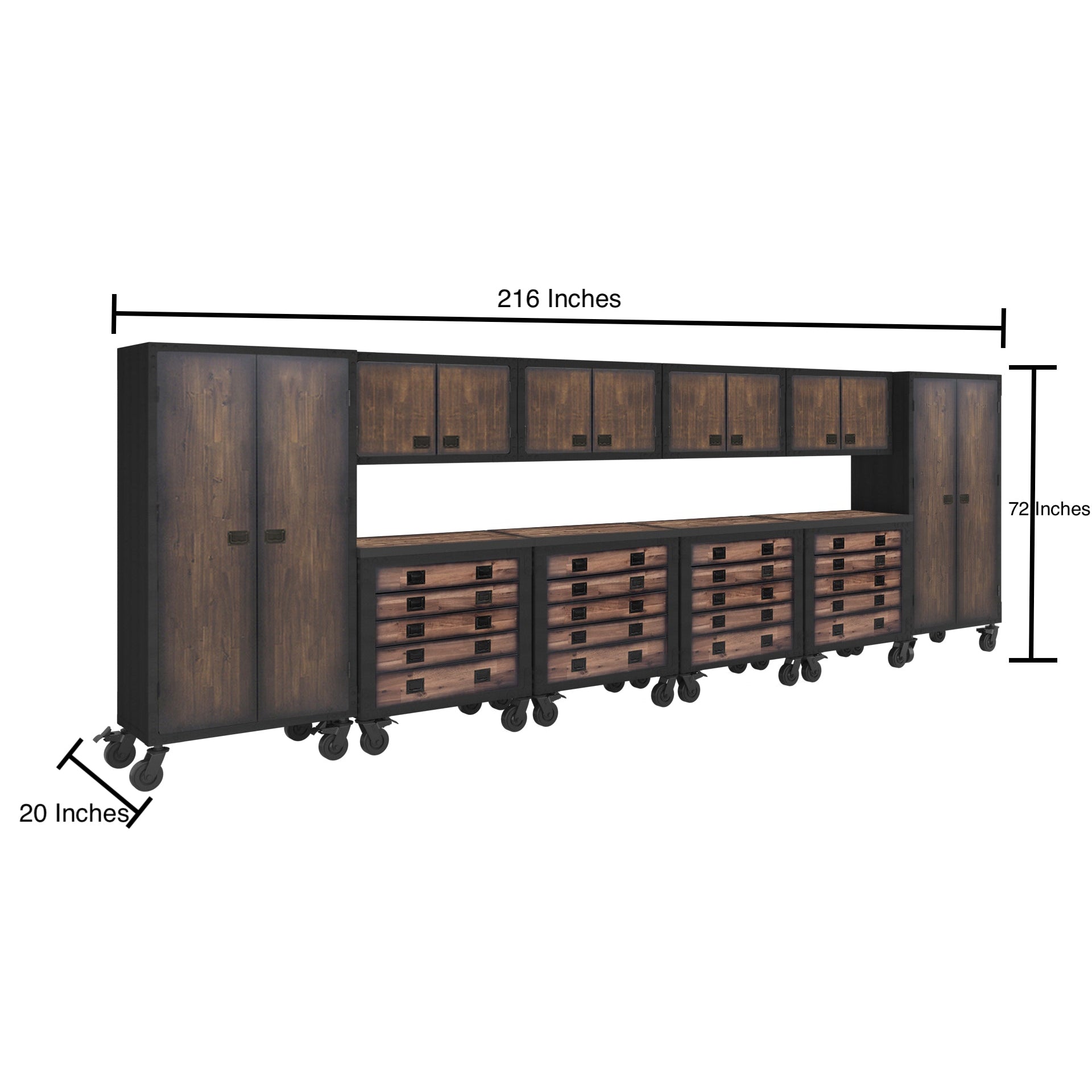 Duramax 68211 coordinated garage storage system detail