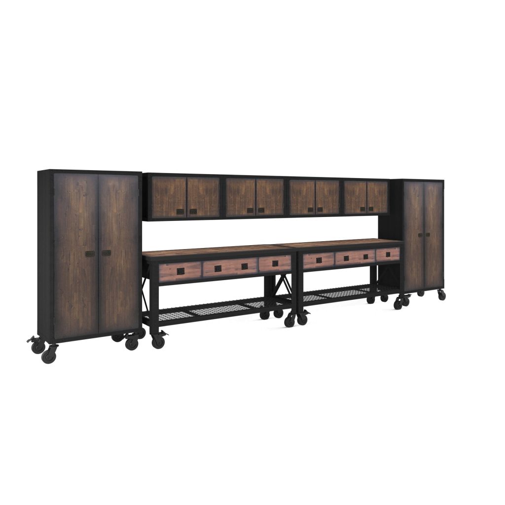 Duramax 68210 eight-piece garage storage system view 2
